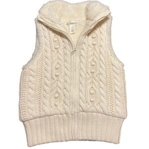 CC. Bates Cream Vest Kids Medium
